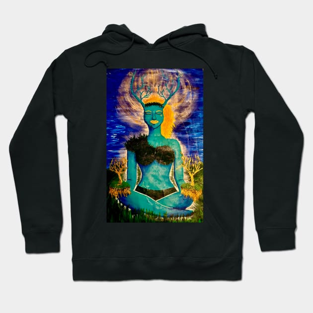 Meditation Hoodie by ArtbiteCrafts